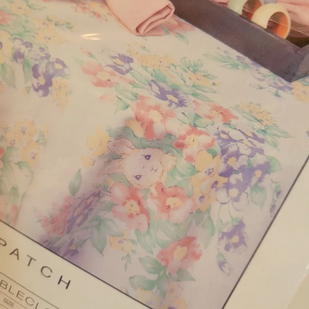 Spring Floral Tablecloth 60x84 